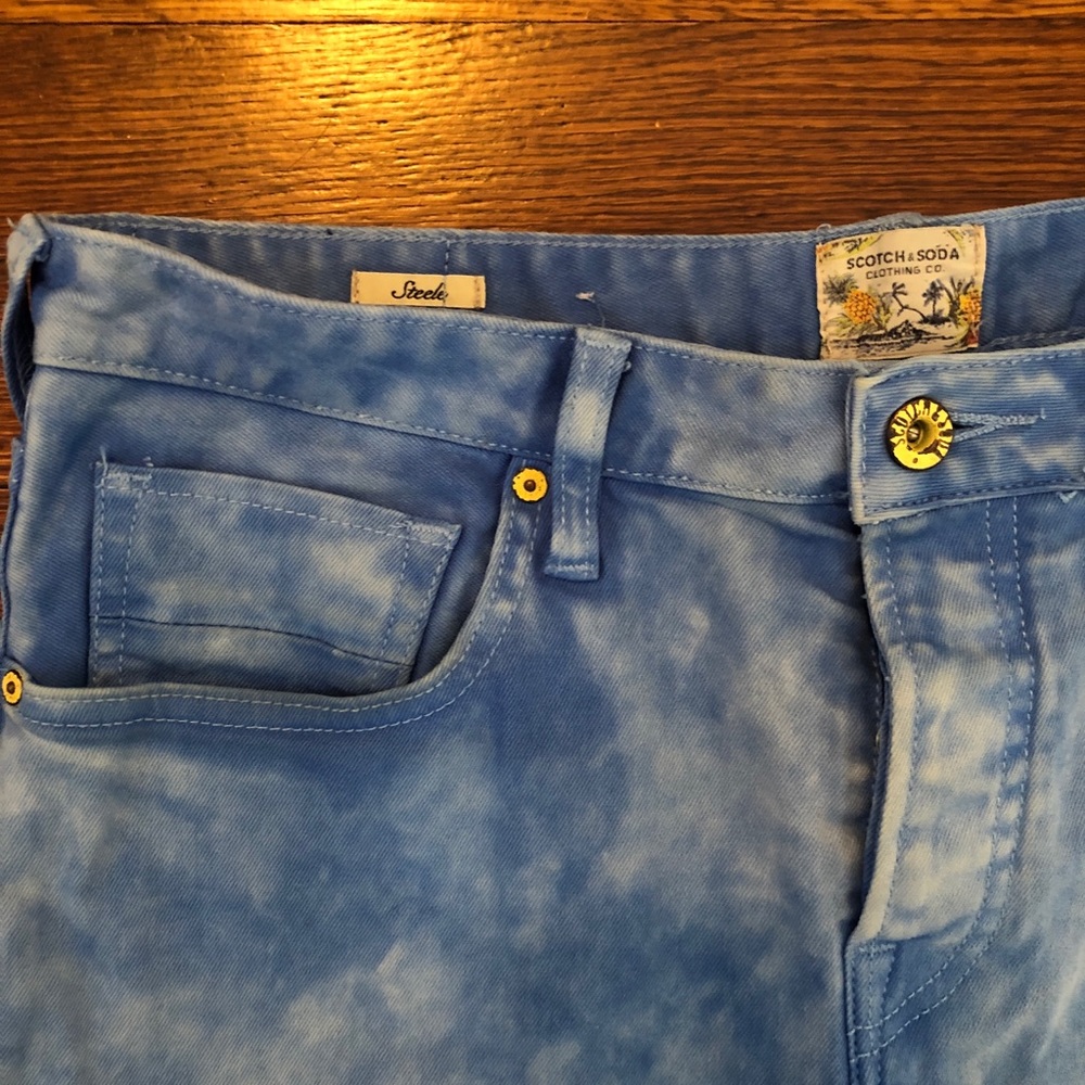 Scotch & Soda Slim-Fit Acid Washed Jeans